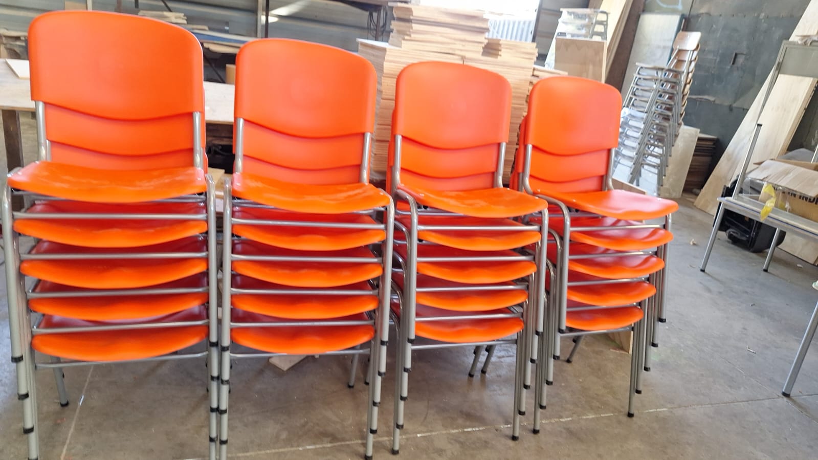 Silla Plástica Roja